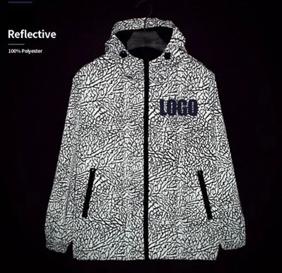 Refleksive hette lange ermer streetwear